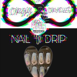 NAIL DRIP®️ 💦  PRESS-ON 💅🏼NAILS in (OMSQ-1)